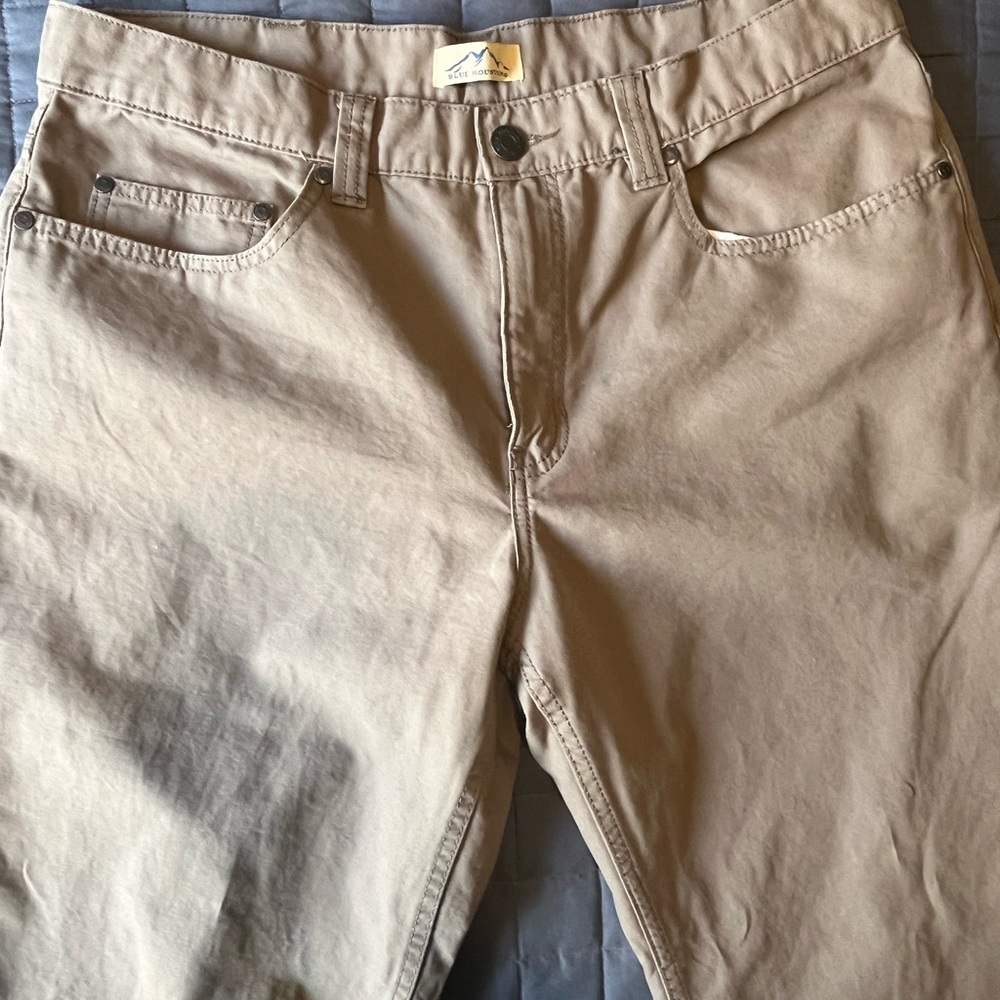 Blue Mountain Modern Fit Khaki pants